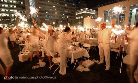 Diner en blanc in  NY