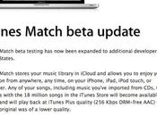 Fase beta testing iTunes Match estesa solo agli sviluppatori statunitensi