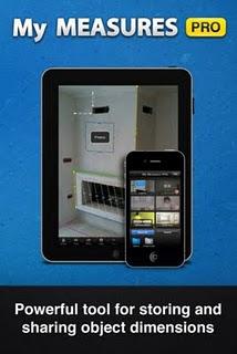 Le dimensioni degli oggetti con l'app My Measures and Dimensions PRO.