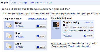 5 Suggerimenti per rendere Google Reader più semplice da usare