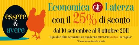 Meno 25% per la Economica Laterza