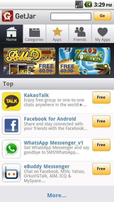 GetJar per Android, 50 programmi a pagamento disponibili gratuitamente al download