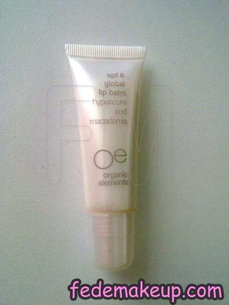 Review Global Lip Balm spf 8 di Organic Elements