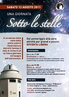 13 agosto 2011: una giornata sotto le stelle!