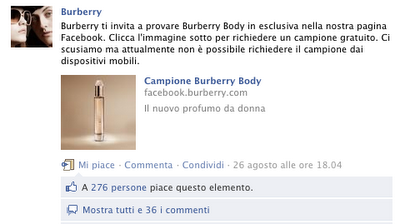 Burberry spende il 60% in Social...e in spot sexy su YouTube