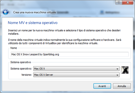 mac os x virtual creazione 1 Installare Snow Leopard su PC con VirtualBox [Guida]