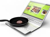 cucinare cena computer...