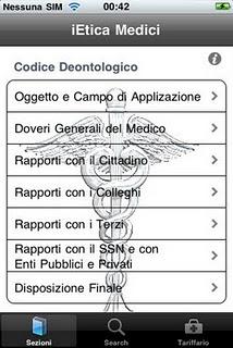 il Codice Deontologico e il Tariffario dei medici con l'app iEtica Medici.