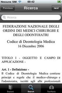 il Codice Deontologico e il Tariffario dei medici con l'app iEtica Medici.