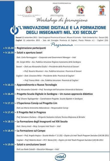 Workshop odierno