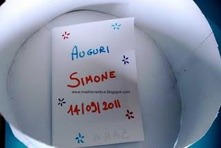 Pacco regalo a forma di torta