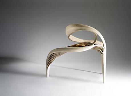 Enignum chair installation by Joseph Walsh @ Nilufar Milano