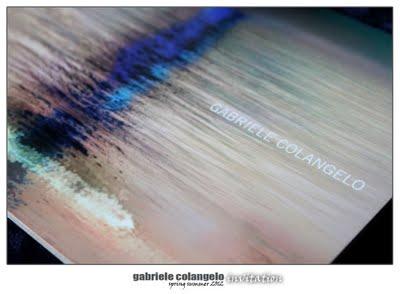 Gabriele Colangelo Spring Summer 2012 Invitation