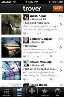 L'app Trover Il social network per iPhone e iPad.