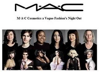MAC Cosmetics alla Vogue Fashion's Night Out di Roma