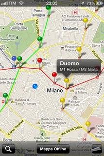 L'app per muoversi in metro a Milano ''Metro Milano'' si aggiorna alla vers 2.1