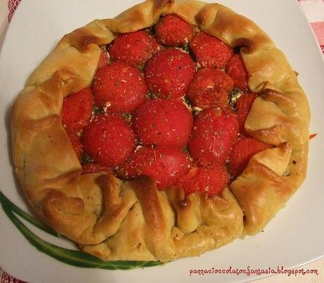 Sfogliata di pomodori ripieni