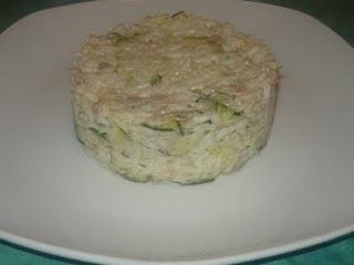 risotto zucchine e tonno