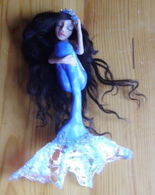 Raluka 0.8 - Sirena ooak - mermaid ooak