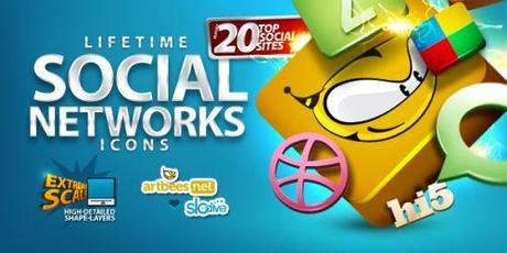 300 icone social network