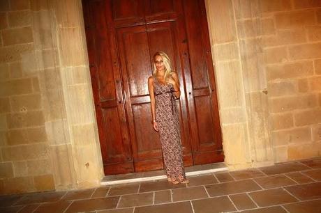 2nd night in Gallipoli; my spotted long dress