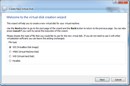 VDI Virtual Box Disk Image thumb Come installare Windows 8 su VirtualBox [Guida]