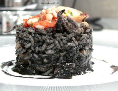 Risotto al nero di seppia e i cari buon vecchi Barbapapa'