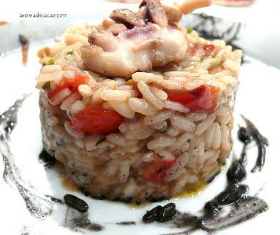 Risotto al nero di seppia e i cari buon vecchi Barbapapa'