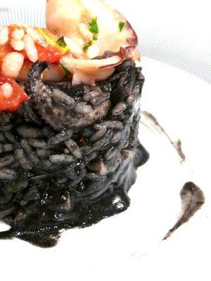 Risotto al nero di seppia e i cari buon vecchi Barbapapa'