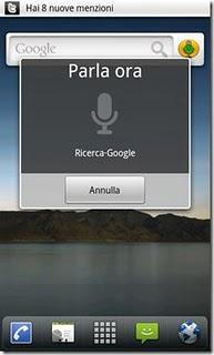 Finalmente... i comandi vocali in ITALIANO per il nostro DROID!!!
