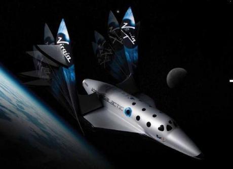 Lo SpaceShipTwo della Virgin Galactic