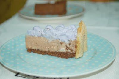 Torta al tartufo ma di cioccolato al latte