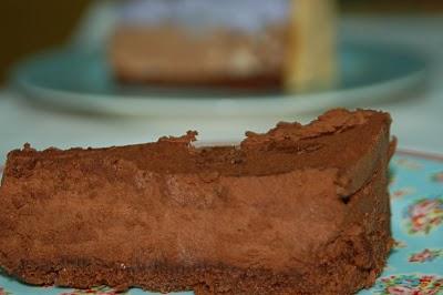 Torta al tartufo ma di cioccolato al latte