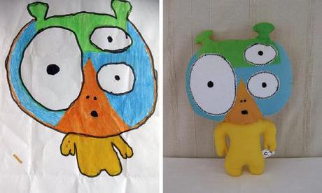 MAGIA... IL DISEGNO DEL TUO BIMBO DIVENTA UN PUPAZZO VERO !