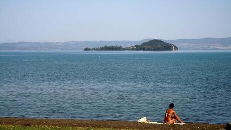 Vista dell'isola Bisentina