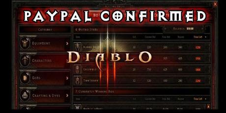 Diablo III utilizzerà PayPal per la compravendita di oggetti di gioco