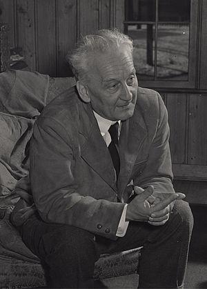 Portrait of Nobel Prize laureate Albert Szent-...