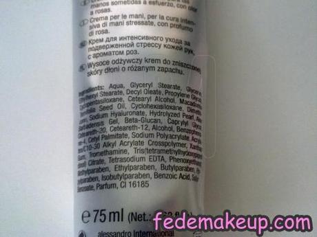 Review Creme mani Alessandro International