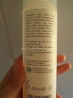 Bagno delicato all'olio di oliva e aloe vera biologici: