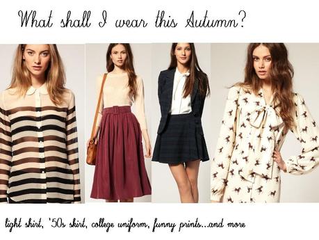 What shall I wear this Autumn...tips from Asos