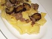 pappardelle salsiccia melanzane