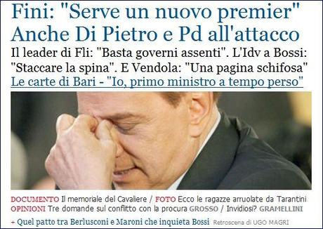 Un Premier svergognato, un Paese oltraggiato: Dimissioni!