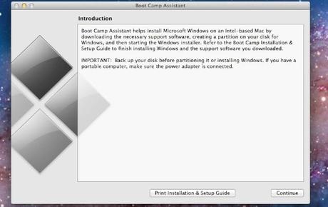 Installare Windows 8 sul vostro Mac con Boot Camp