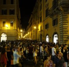 via Condotti, verso Trinità dei Monti