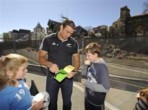 All Blacks in visita a Christchurch