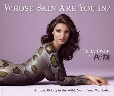 ANCHE KELLY BROOK SI SPOGLIA PER PETA