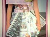 carta giornali bambini diventano piccoli stilisti