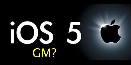 ios5 GM iOS 5 GM molto probabilmente verrà rilasciato il 23 Settembre.