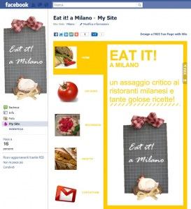 Ha aperto la pagina Facebook di Eat it! Clicca su Mi Piace!