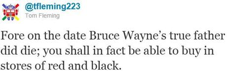 TomFlemingTweet Nel giorno della morte del padre di Bruce Wayne ... Il Nexus Prime arriverà sul mercato.